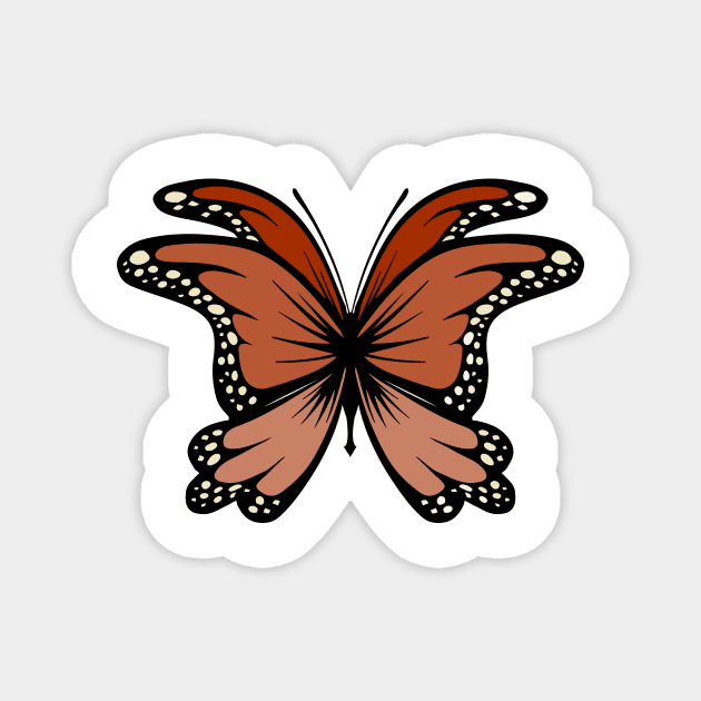 Monarch Butterfly Magnet by elhlaouistore