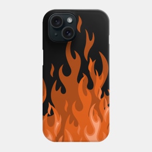 not really red Flames Phone Case