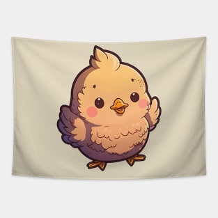 Adorable Talkative chick Tapestry