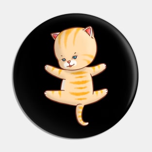 I Just Really Love To Hug My Cat Cute Kawaii Novelty Pin