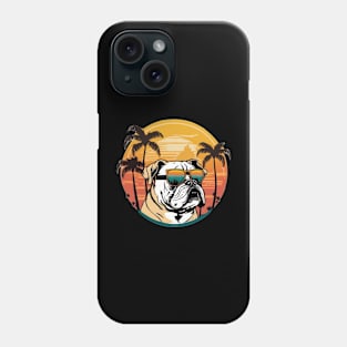 Sunset Bulldog Phone Case