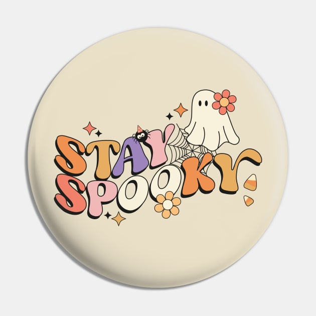 Stay Spooky Pin by LMW Art