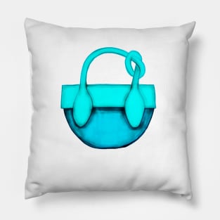 Aqua Blue Women's Bag Pillow