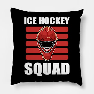 Ice Hockey Squad Pillow