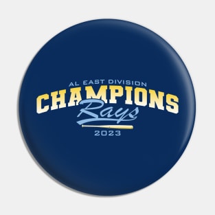 Rays AL EAST Division 2023 Champs Pin