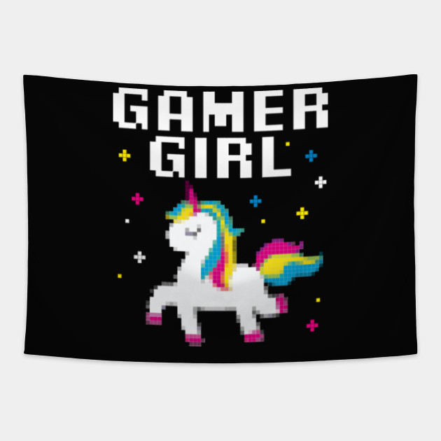 Gamer Girl Cute Unicorn Video Game Girls Womens Gaming Gift Video