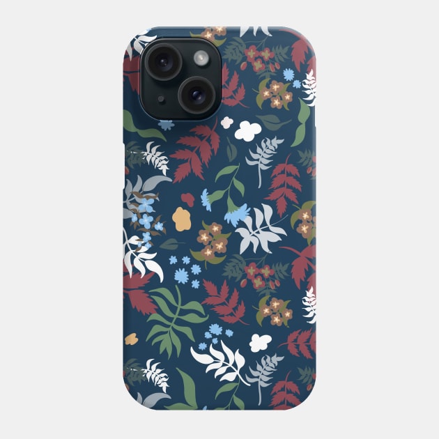 foliage pattern Phone Case by hdconnelly