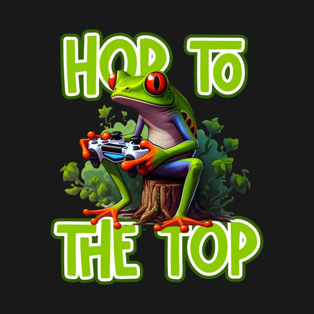 Gamer Frog - Hop to the Top by SergioCoelho_Arts