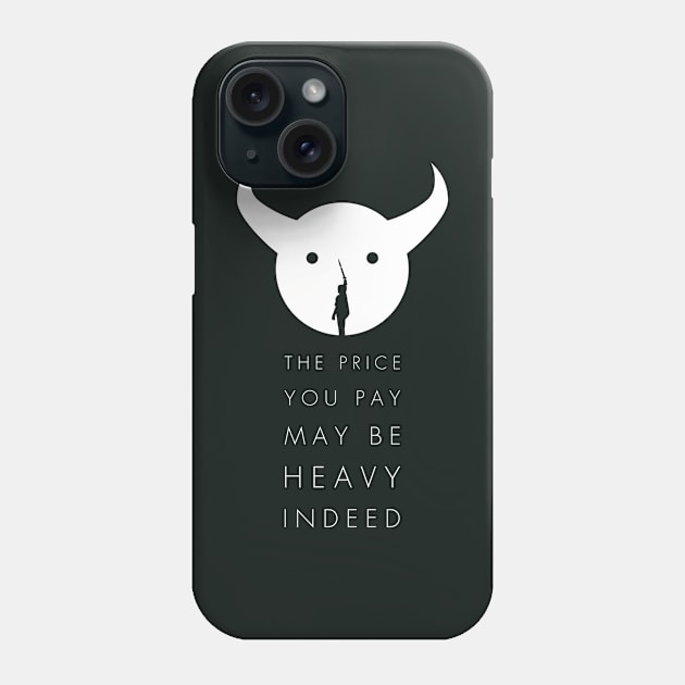 Shadow of the Colossus - Price white Phone Case by Mandos92