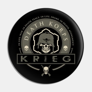 KRIEG - CREST EDITION Pin