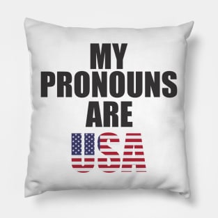 my pronouns are usa Pillow