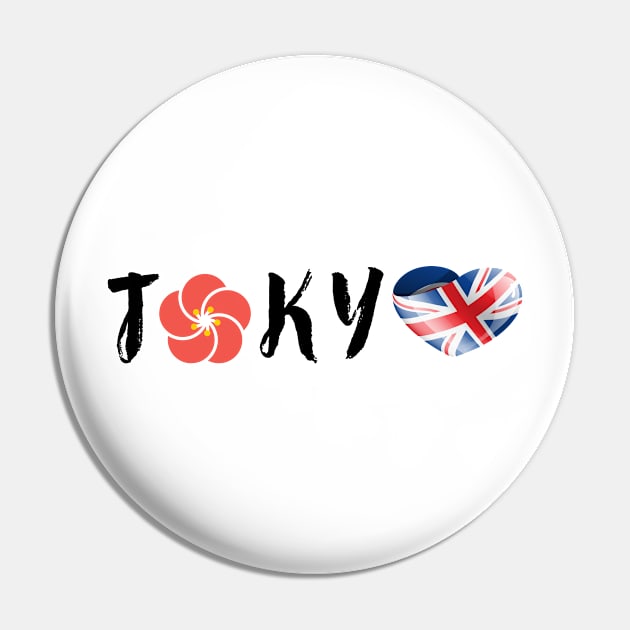 Games in Tokyo: team of United Kingdom Pin by ArtDesignDE