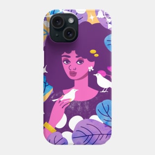 Birds in the Field Phone Case