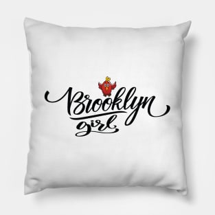 Brookyln Girl Cute Bird Pillow