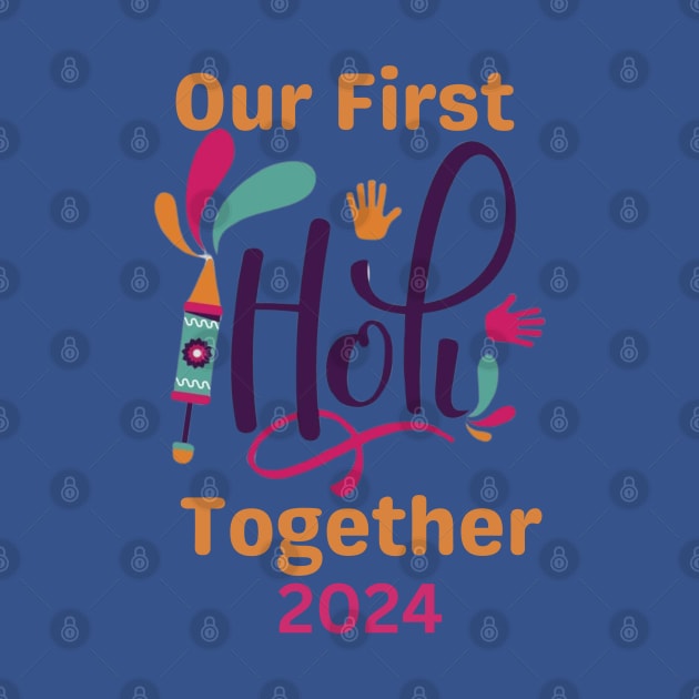 Our first Holi together 2024 l Holi Festival l Indian festival by Swag Like Desi