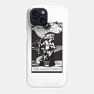 Sagittarius Zodiac Sign Illustration Phone Case