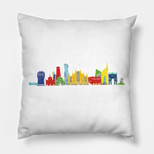 Milan skyline Pillow