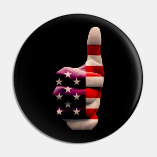 Thumbs Up USA Pin