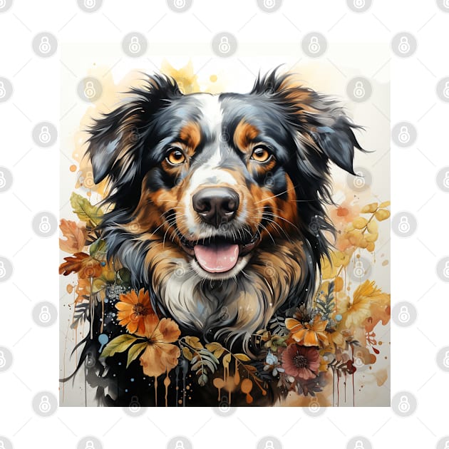 Pretty Dog Art For Dog Lovers by best-vibes-only