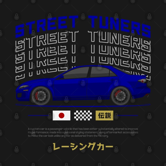 Tuner Blue 6 MPS JDM by GoldenTuners