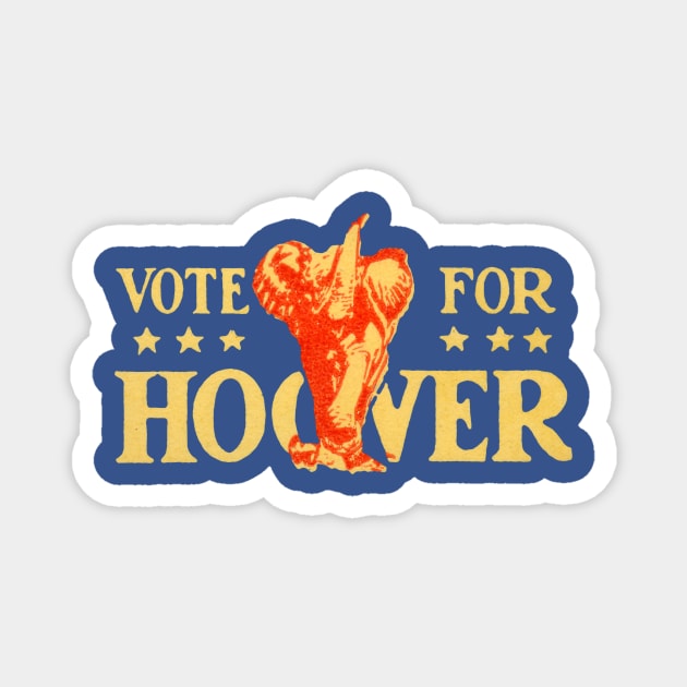 1928 Vote for Hoover Magnet by historicimage