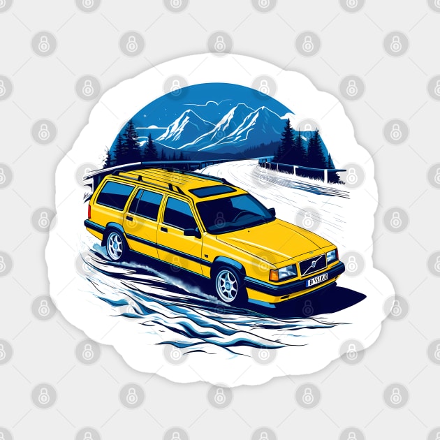 Volvo 850r Magnet by TaevasDesign