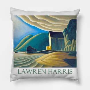 Ice House, Coldwell, Lake Superior by Lawren Harris Pillow