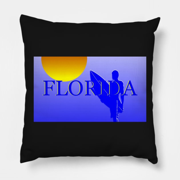 Florida face mask design A Pillow by dltphoto