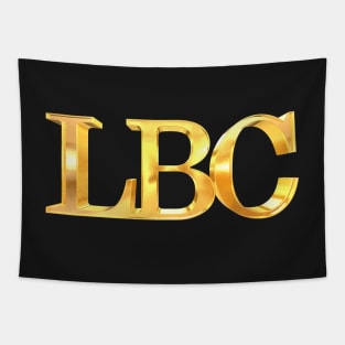 LBC | Long Beach | Gold | Pop Art Tapestry