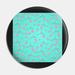 Spring Pink Floral Pin