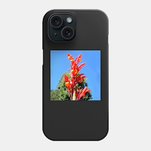 Canna Red Dragon Flower Bloom Phone Case