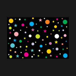 Bubbles&Bubbles - Colorful bubbles with various colors isolated on Black background T-Shirt