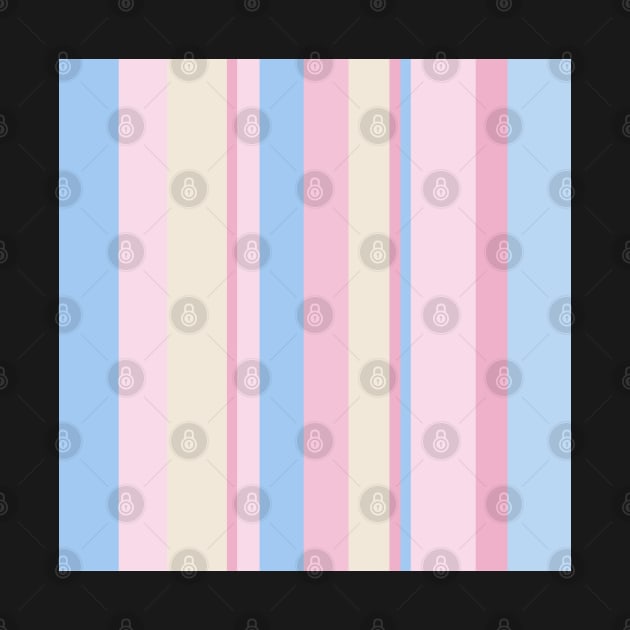 Pastel Color Stripes by Peaceful Space AS