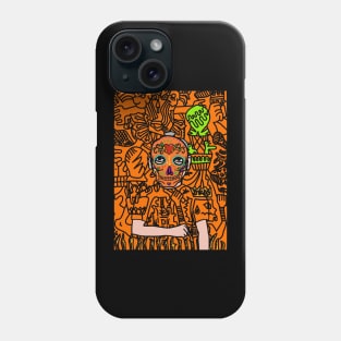 Intriguing MaleMask NFT - MexicanEye Color and DarkSkin Color Unleashed! Phone Case