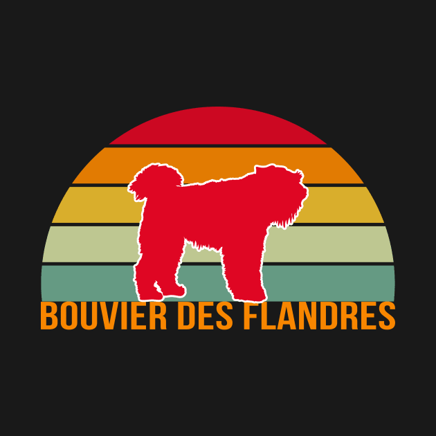 Bouvier des Flandres Vintage Silhouette by khoula252018