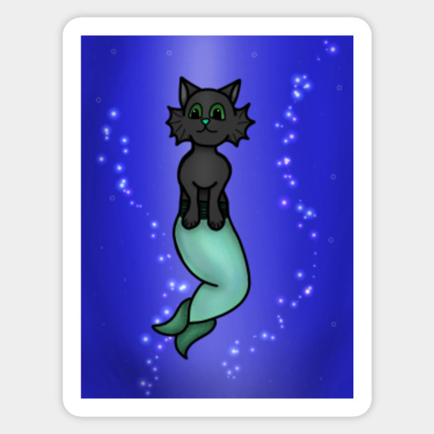 Wampus Cat In Water Wampus Cat Sticker Teepublic