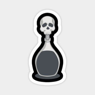 Bottle of Death Poison Magnet