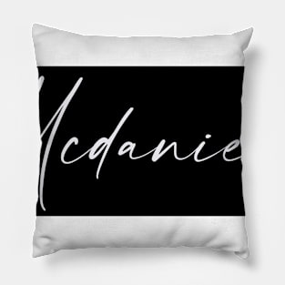 Mcdaniel Name, Mcdaniel Birthday Pillow