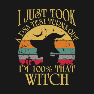 Funny Halloween Tee - 100 That Witch T-Shirt