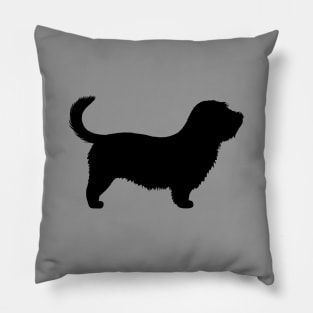 Glen of Imaal Terrier Silhouette - Long Tail Pillow