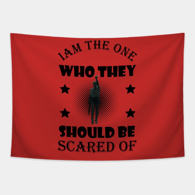 Birds of prey harly quin , quin fans , Iam the one who they should be scared of T-Shirt Tapestry by OsOsgermany