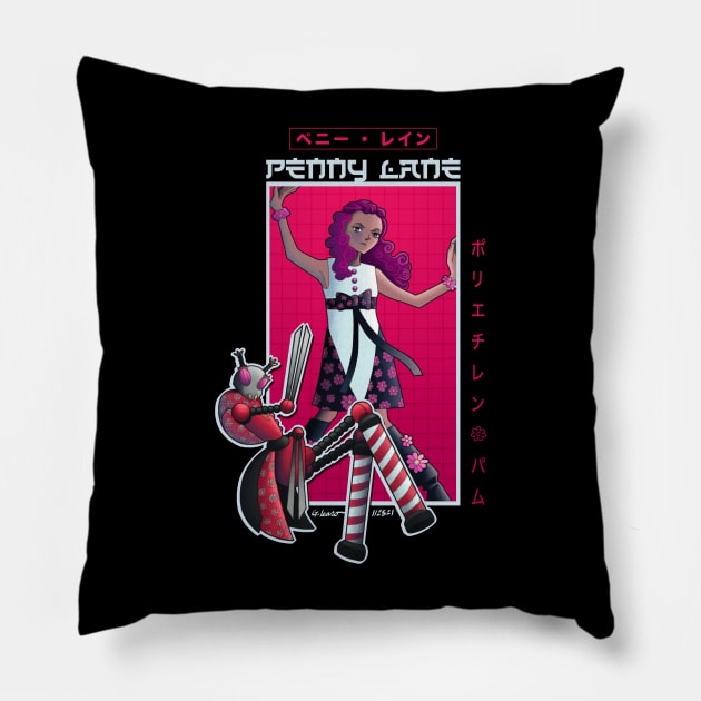 Polythene Pam & Penny Lane Pillow by Ginny Designs 