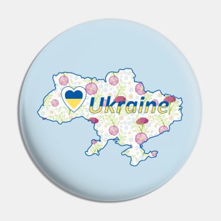 i love ukraine Pin