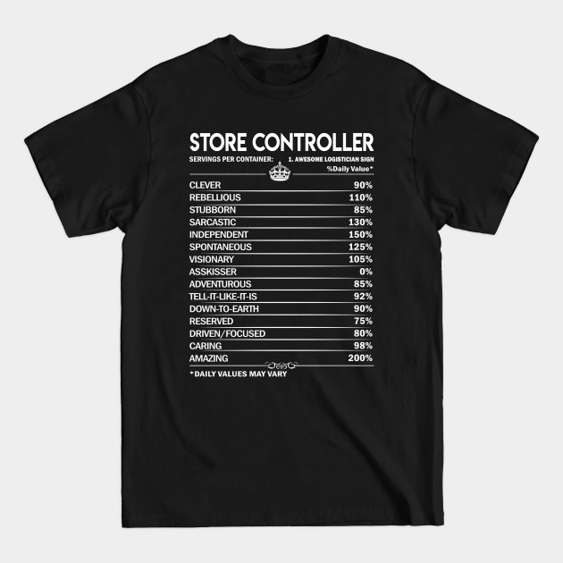 Disover Store Controller T Shirt - Store Controller Factors Daily Gift Item Tee - Store Controller - T-Shirt