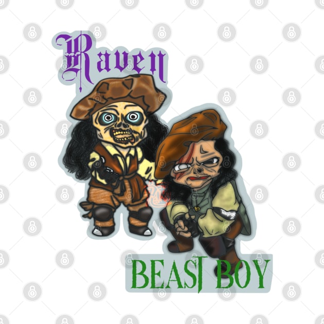 Raven & Beast Boy of The Gauntlet! by DokKaeBi Studios