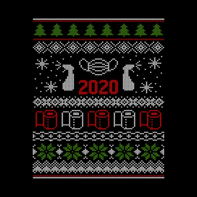 Ugly Christmas Sweater 2020 Toilet Paper Pandemic Funny Xmas Gifts by WoowyStore