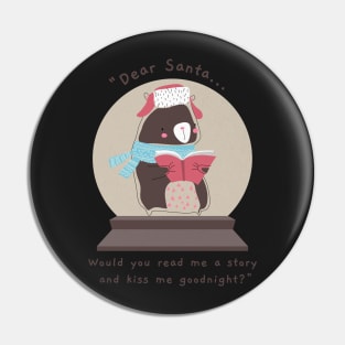 Dear Santa...would you read me a story..? Pin