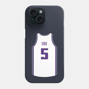 De'Aaron Fox Sacramento Jersey Qiangy Phone Case