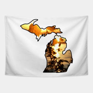 Michigan Sunset Tapestry