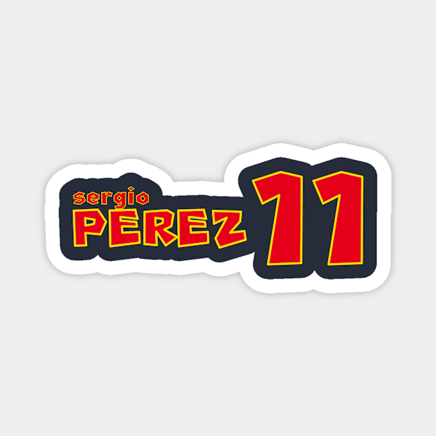 Sergio Perez '23 Magnet by SteamboatJoe